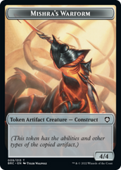 Mishra's Warform // Inkling Double-Sided Token [The Brothers' War Commander Tokens] | Card Merchant Takapuna