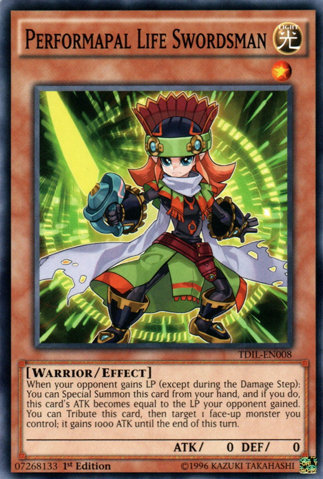 Performapal Life Swordsman [TDIL-EN008] Common | Card Merchant Takapuna