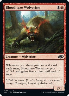 Bloodhaze Wolverine [Jumpstart 2022] | Card Merchant Takapuna