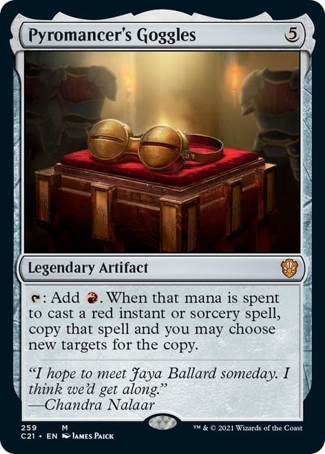 Pyromancer's Goggles [Commander 2021] | Card Merchant Takapuna