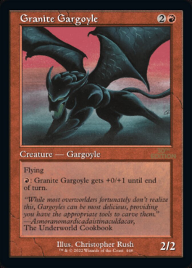 Granite Gargoyle (Retro) [30th Anniversary Edition] | Card Merchant Takapuna