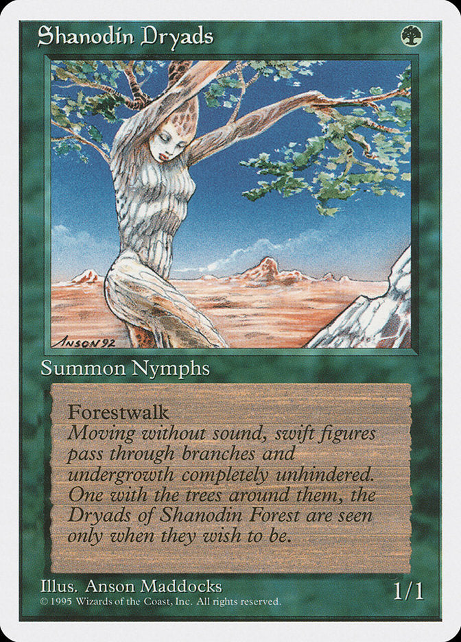 Shanodin Dryads [Fourth Edition] | Card Merchant Takapuna