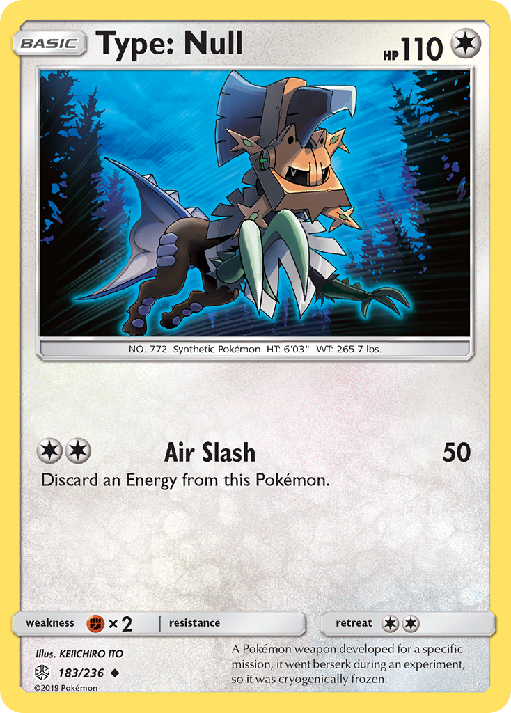 Type: Null (183/236) [Sun & Moon: Cosmic Eclipse] | Card Merchant Takapuna