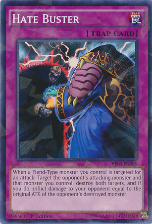 Hate Buster [BP03-EN205] Shatterfoil Rare | Card Merchant Takapuna