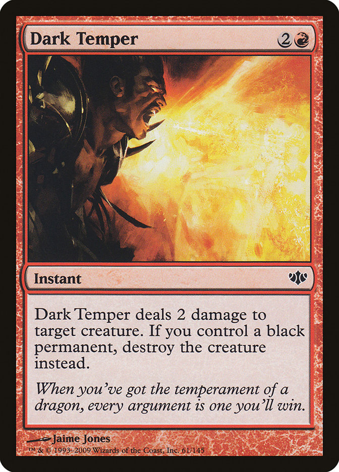 Dark Temper [Conflux] | Card Merchant Takapuna