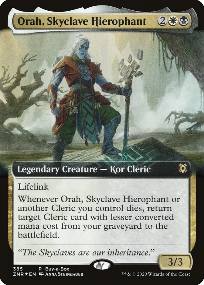 Orah, Skyclave Hierophant (Buy-A-Box) [Zendikar Rising] | Card Merchant Takapuna