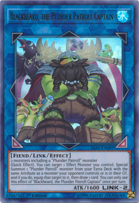 Blackbeard, the Plunder Patroll Captain [IGAS-EN089] Ultra Rare | Card Merchant Takapuna