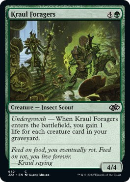 Kraul Foragers [Jumpstart 2022] | Card Merchant Takapuna