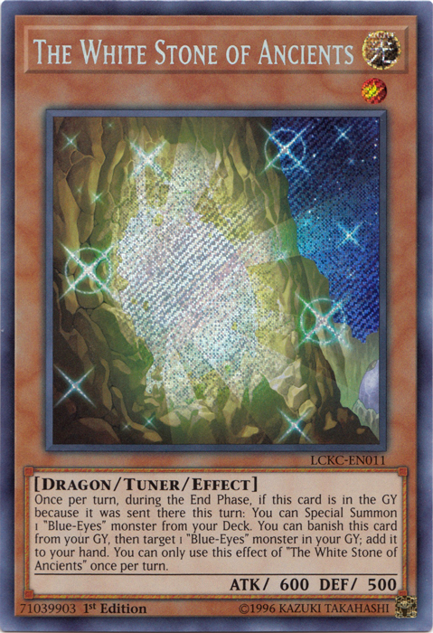 The White Stone of Ancients [LCKC-EN011] Secret Rare | Card Merchant Takapuna