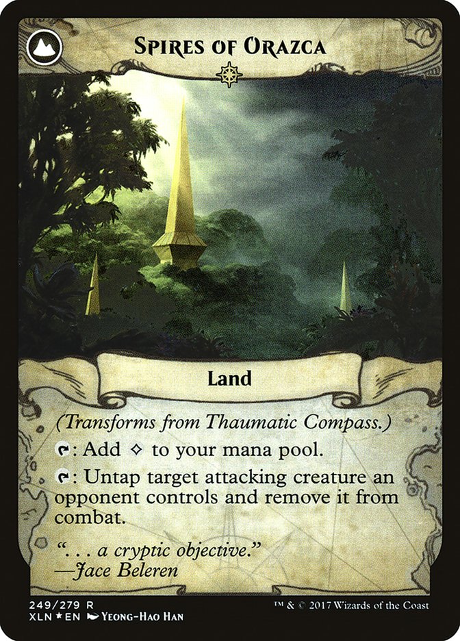 Thaumatic Compass // Spires of Orazca [Ixalan Prerelease Promos] | Card Merchant Takapuna