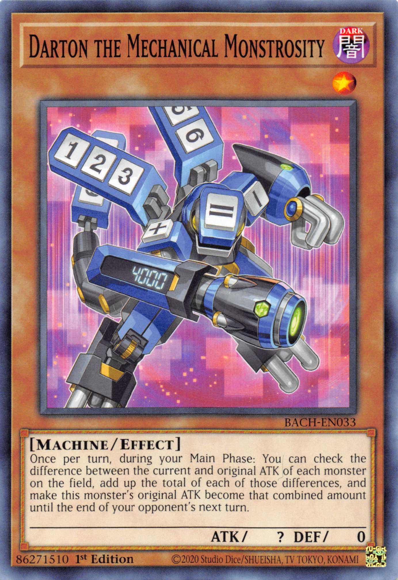 Darton the Mechanical Monstrosity [BACH-EN033] Common | Card Merchant Takapuna