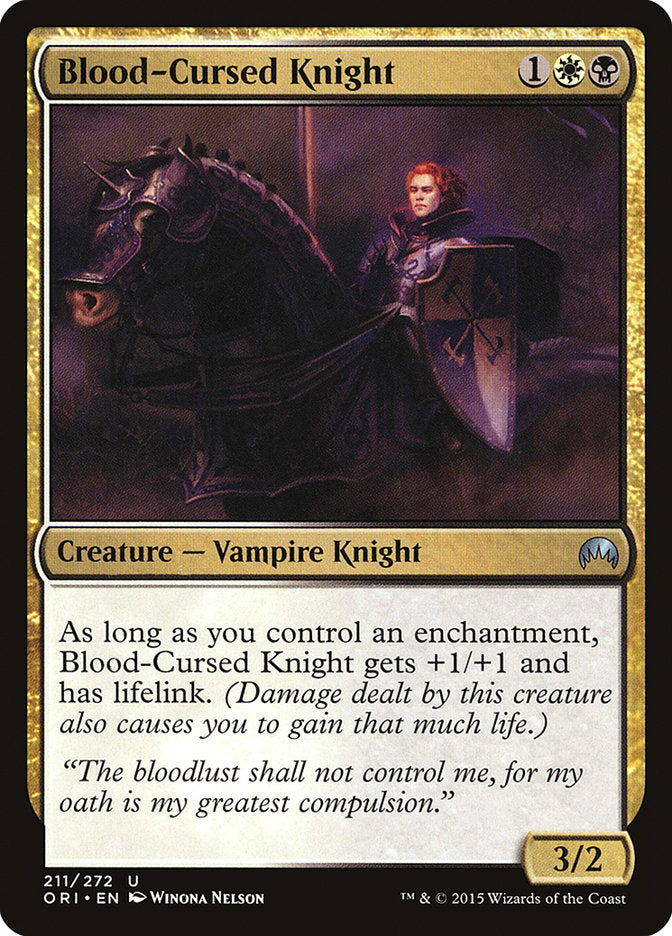 Blood-Cursed Knight [Magic Origins] | Card Merchant Takapuna