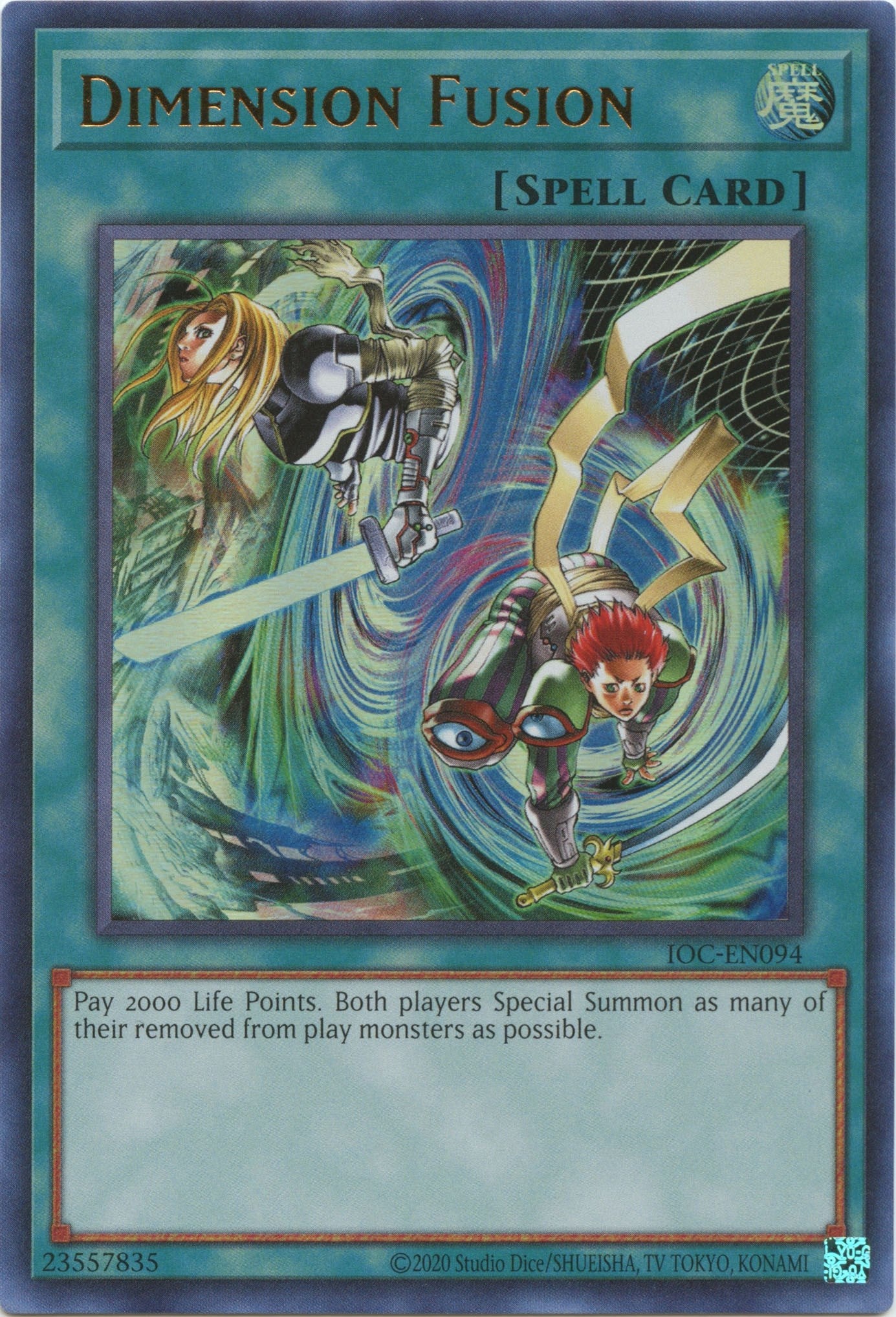 Dimension Fusion (25th Anniversary) [IOC-EN094] Ultra Rare | Card Merchant Takapuna