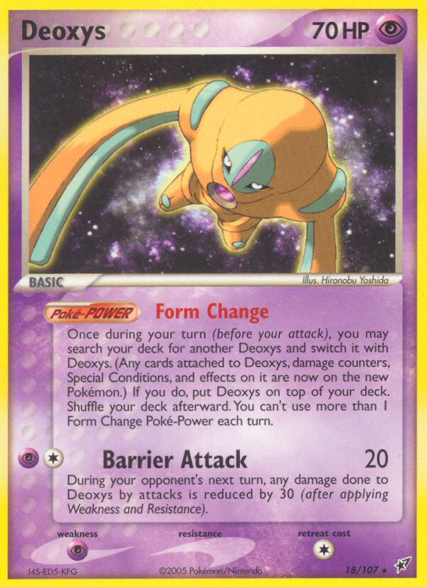 Deoxys (18/107) [EX: Deoxys] | Card Merchant Takapuna