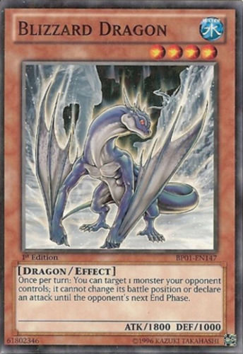 Blizzard Dragon [BP01-EN147] Starfoil Rare | Card Merchant Takapuna