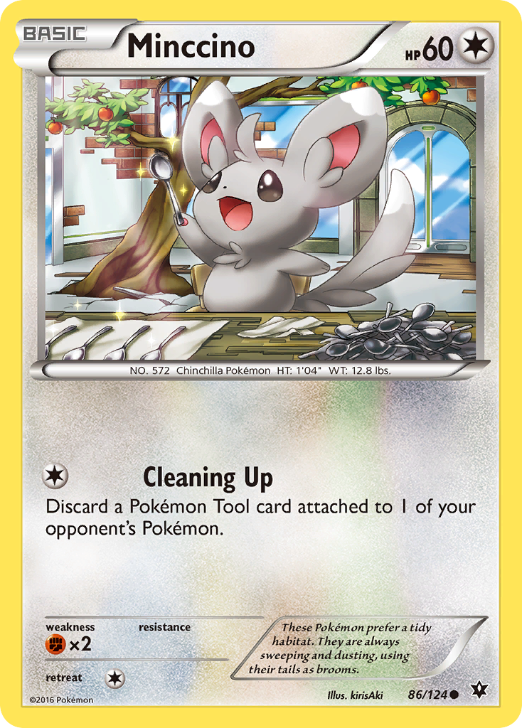 Minccino (86/124) [XY: Fates Collide] | Card Merchant Takapuna