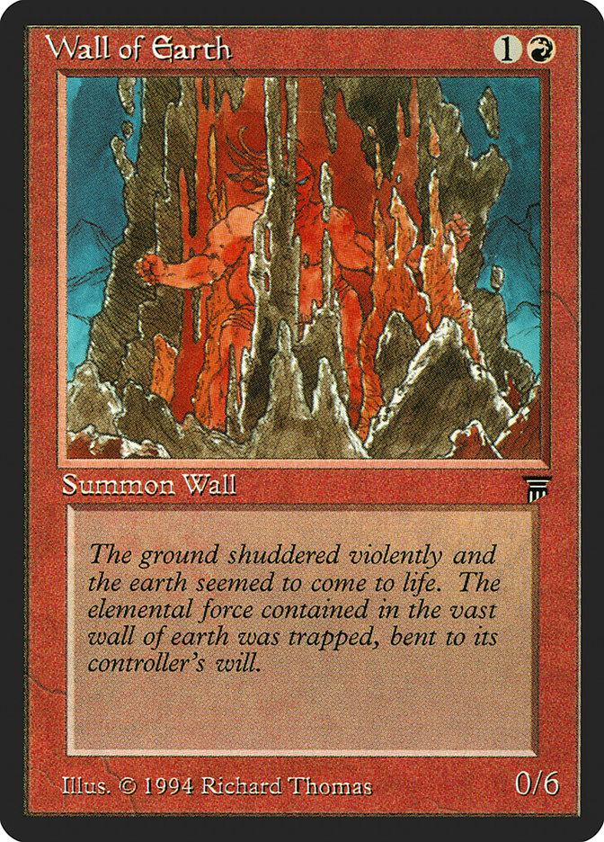 Wall of Earth [Legends] | Card Merchant Takapuna