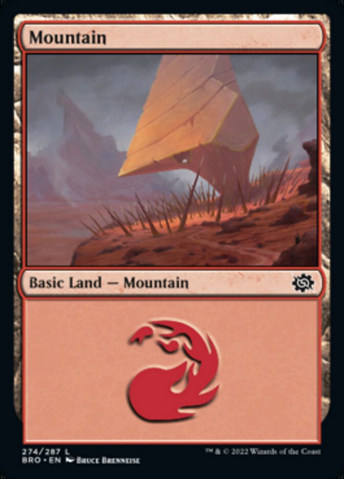 Mountain (274) [The Brothers' War] | Card Merchant Takapuna