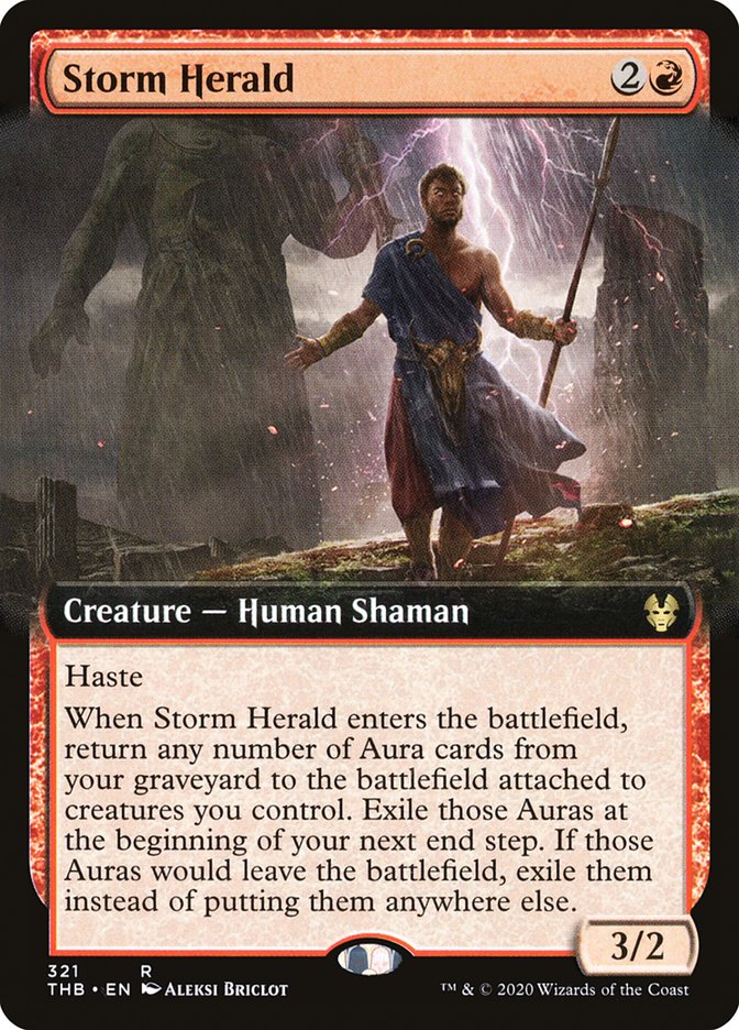 Storm Herald (Extended Art) [Theros Beyond Death] | Card Merchant Takapuna