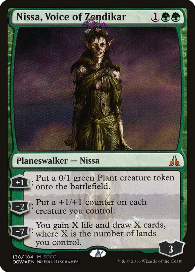 Nissa, Voice of Zendikar [San Diego Comic-Con 2016] | Card Merchant Takapuna