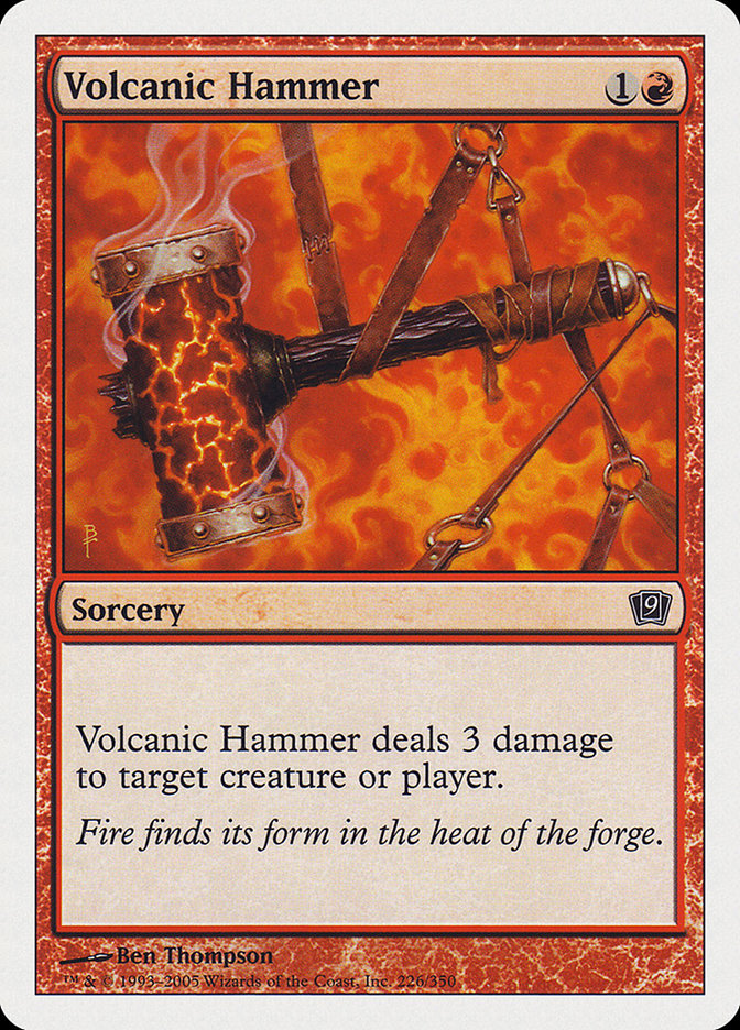 Volcanic Hammer [Ninth Edition] | Card Merchant Takapuna