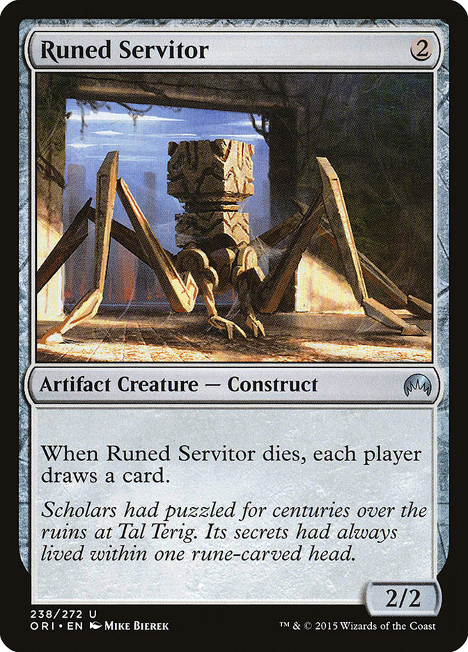 Runed Servitor [Magic Origins] | Card Merchant Takapuna