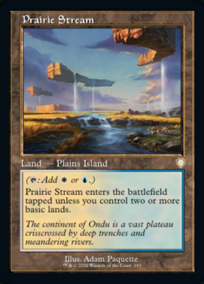 Prairie Stream (Retro) [The Brothers' War Commander] | Card Merchant Takapuna