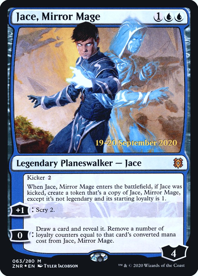 Jace, Mirror Mage [Zendikar Rising Prerelease Promos] | Card Merchant Takapuna