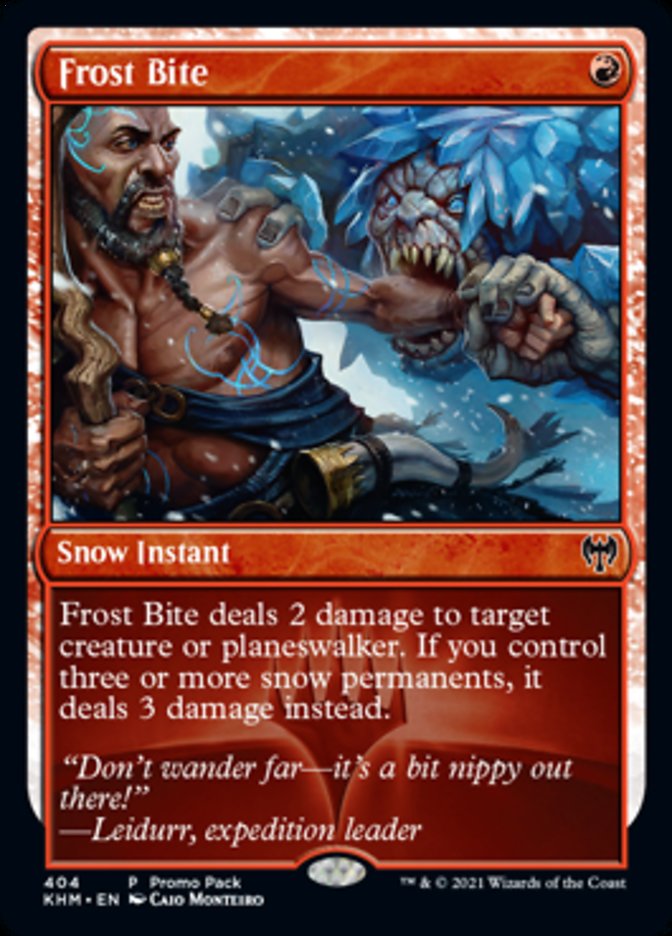 Frost Bite (Promo Pack) [Kaldheim Promos] | Card Merchant Takapuna