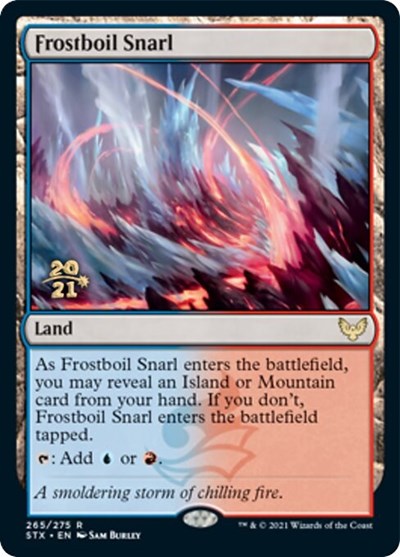 Frostboil Snarl [Strixhaven: School of Mages Prerelease Promos] | Card Merchant Takapuna