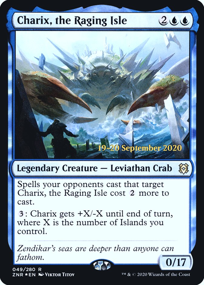 Charix, the Raging Isle [Zendikar Rising Prerelease Promos] | Card Merchant Takapuna