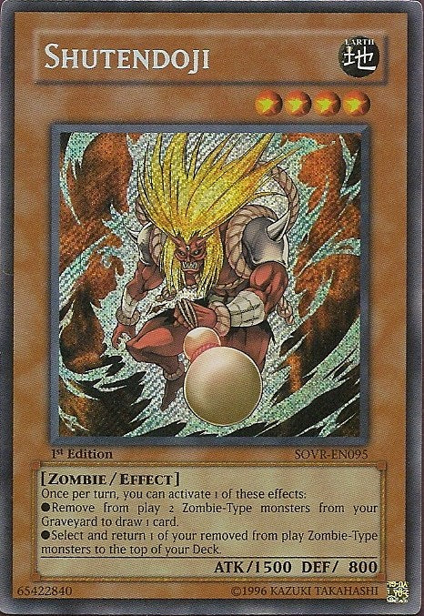 Shutendoji [SOVR-EN095] Secret Rare | Card Merchant Takapuna