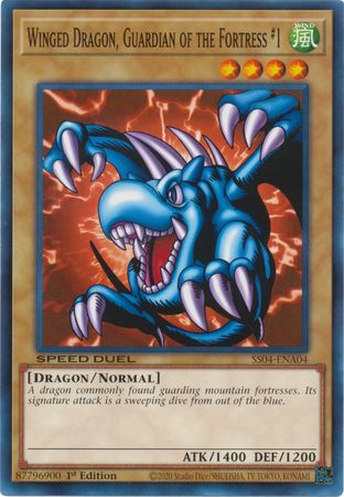 Winged Dragon, Guardian of the Fortress #1 [SS04-ENA04] Common | Card Merchant Takapuna