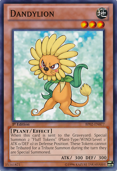 Dandylion [BP02-EN077] Mosaic Rare | Card Merchant Takapuna