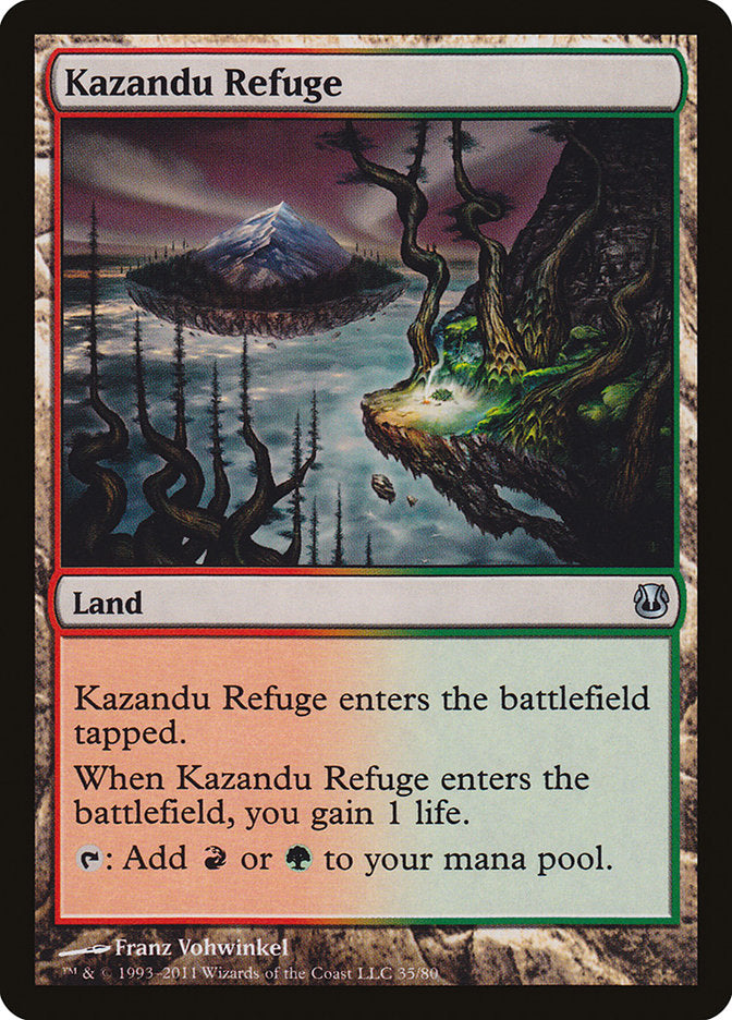 Kazandu Refuge [Duel Decks: Ajani vs. Nicol Bolas] | Card Merchant Takapuna