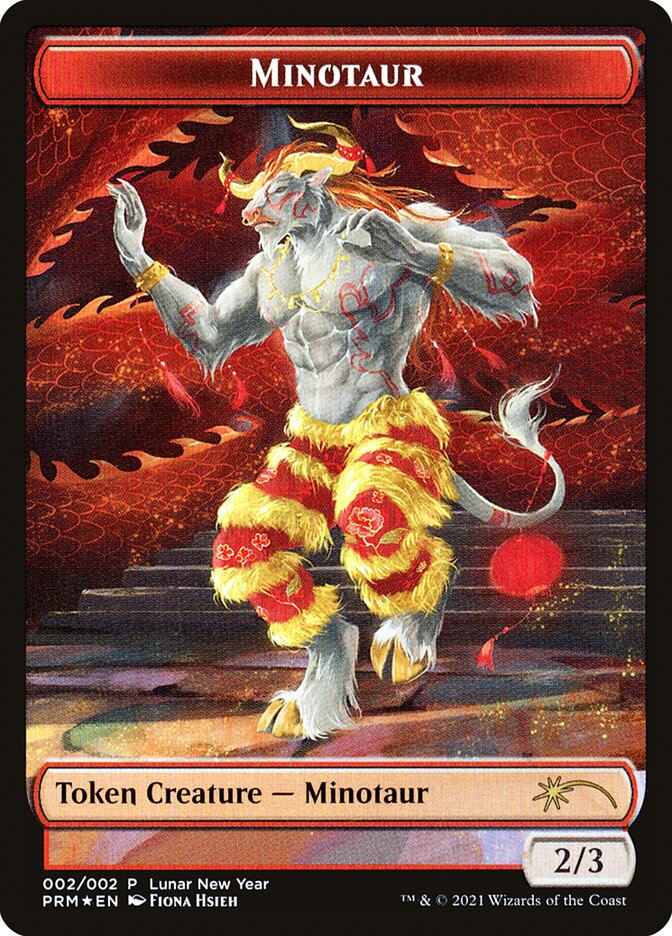 Minotaur Token [Year of the Ox 2021] | Card Merchant Takapuna