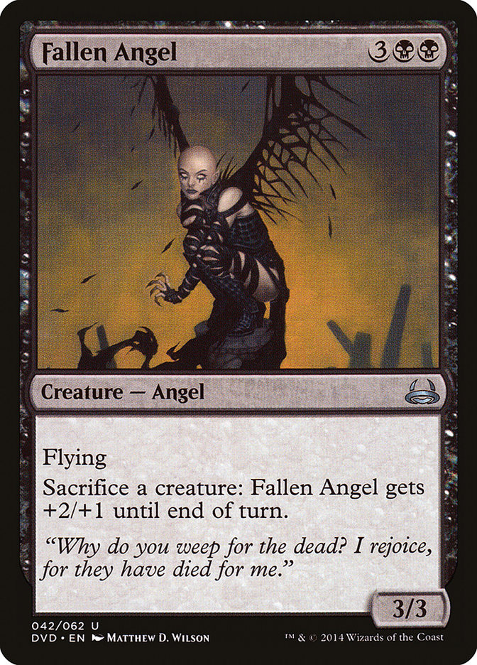 Fallen Angel (Divine vs. Demonic) [Duel Decks Anthology] | Card Merchant Takapuna