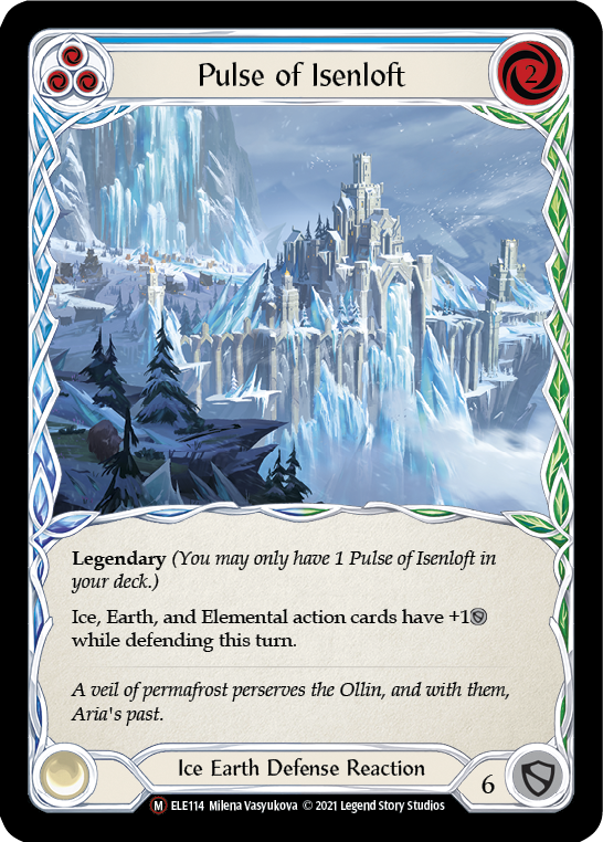 Pulse of Isenloft [U-ELE114] (Tales of Aria Unlimited)  Unlimited Normal | Card Merchant Takapuna