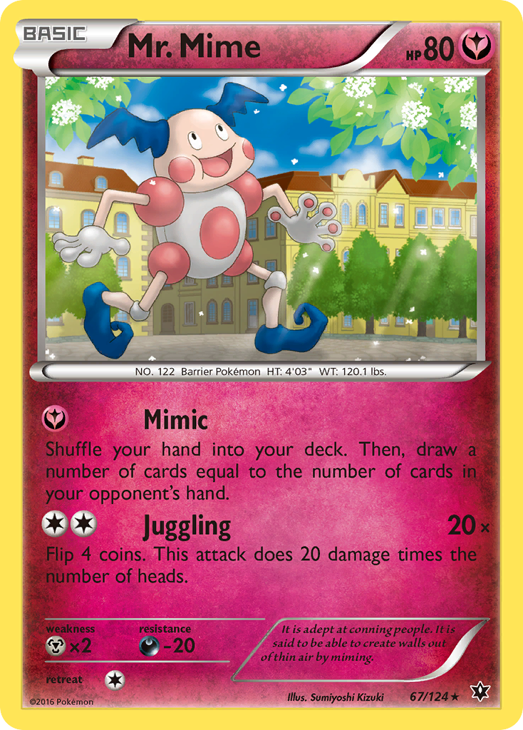 Mr. Mime (67/124) [XY: Fates Collide] | Card Merchant Takapuna