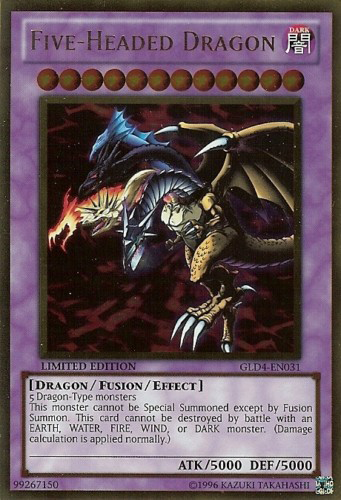 Five-Headed Dragon [GLD4-EN031] Gold Rare | Card Merchant Takapuna