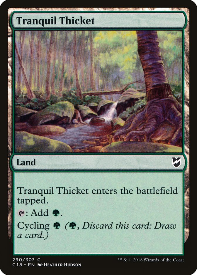 Tranquil Thicket [Commander 2018] | Card Merchant Takapuna