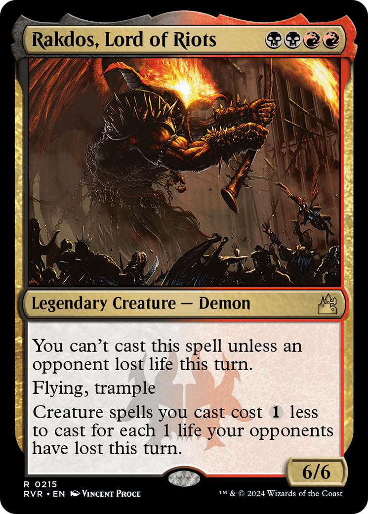 Rakdos, Lord of Riots [Ravnica Remastered] | Card Merchant Takapuna