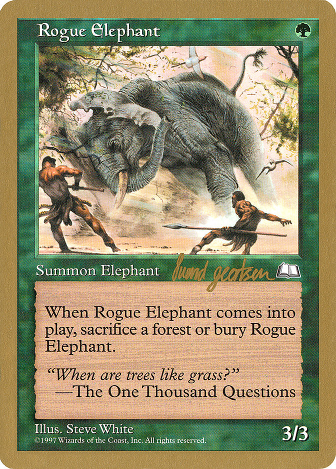 Rogue Elephant (Svend Geertsen) [World Championship Decks 1997] | Card Merchant Takapuna