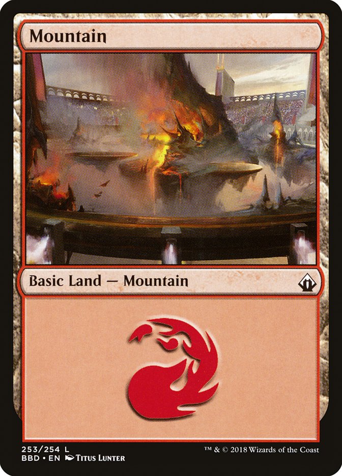 Mountain (253) [Battlebond] | Card Merchant Takapuna