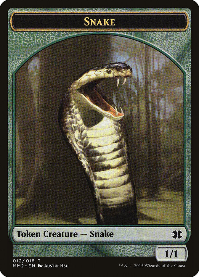 Snake Token [Modern Masters 2015 Tokens] | Card Merchant Takapuna