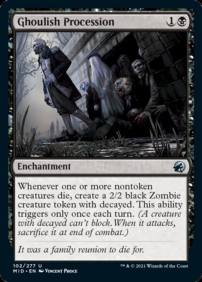 Ghoulish Procession [Innistrad: Midnight Hunt] | Card Merchant Takapuna