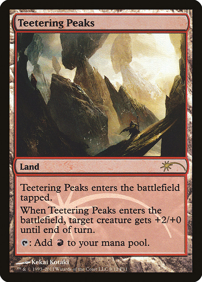 Teetering Peaks [Friday Night Magic 2011] | Card Merchant Takapuna