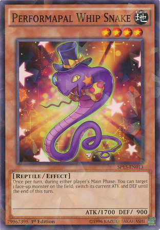 Performapal Whip Snake [SP15-EN013] Shatterfoil Rare | Card Merchant Takapuna