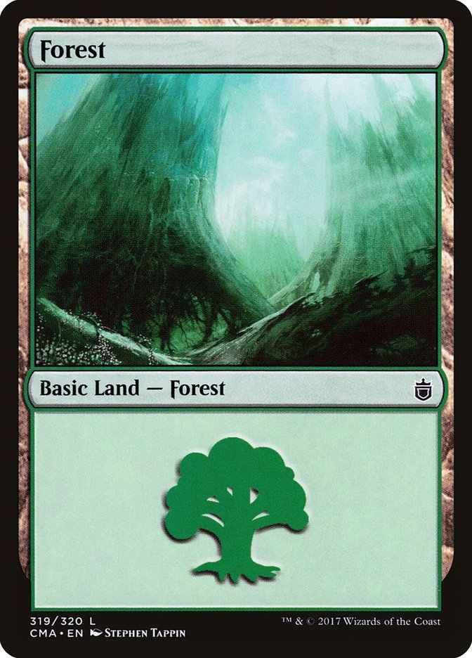 Forest (319) [Commander Anthology] | Card Merchant Takapuna