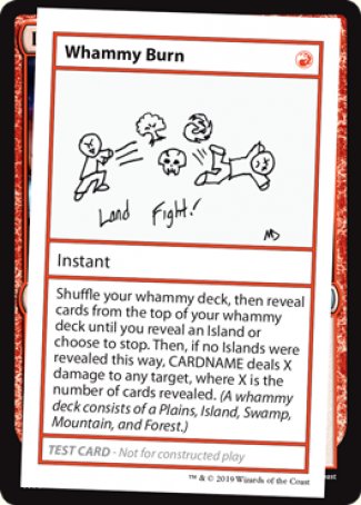 Whammy Burn (2021 Edition) [Mystery Booster Playtest Cards] | Card Merchant Takapuna